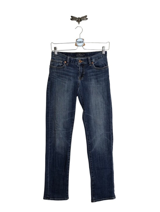 Lucky Brand Denim - Lucky Brand Sienna Tomboy Jeans Women's 00/24R Straight Leg Stretch Denim